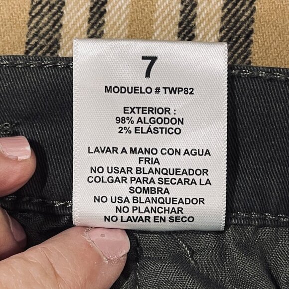 C Sono Cargo Pants Womens 7 Straight Leg Cargo Pockets Outdoor‎ TWP82 Camo - Picture 15 of 16